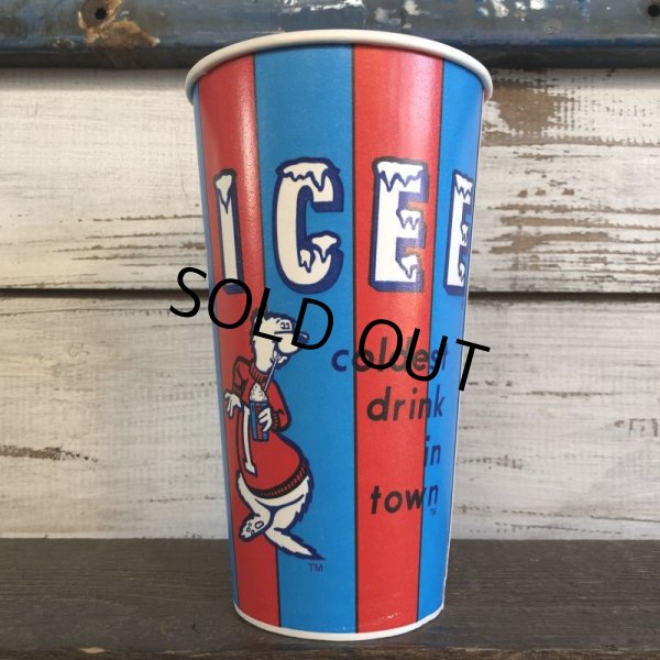 画像1: Vintage Wax Paper Cup ICEE (S413) (1)