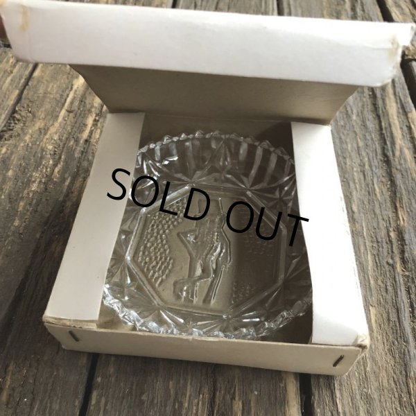 画像3: Vintage Planters Mr Peanuts Glass Ashtray W/Box (S430) (3)