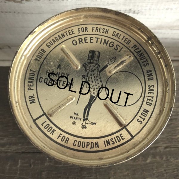 画像7: Vintage Planters Mr Peanuts Can W/Handy Coaster (S423) (7)