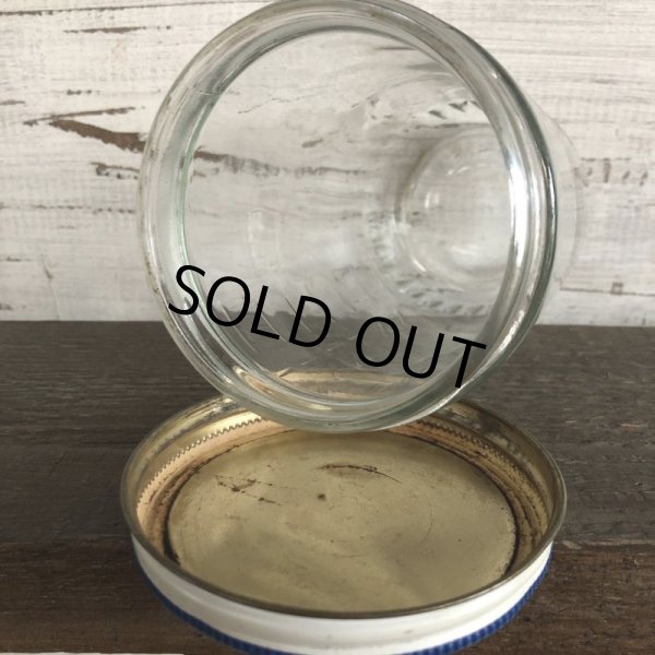 画像2: Vintage Planters Mr Peanuts Penut Butter Glass Bottle (S425) (2)