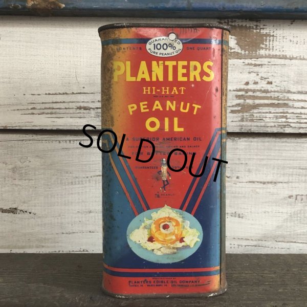 画像1: Vintage Planters Mr Peanuts Penut Oil Can (S424) (1)