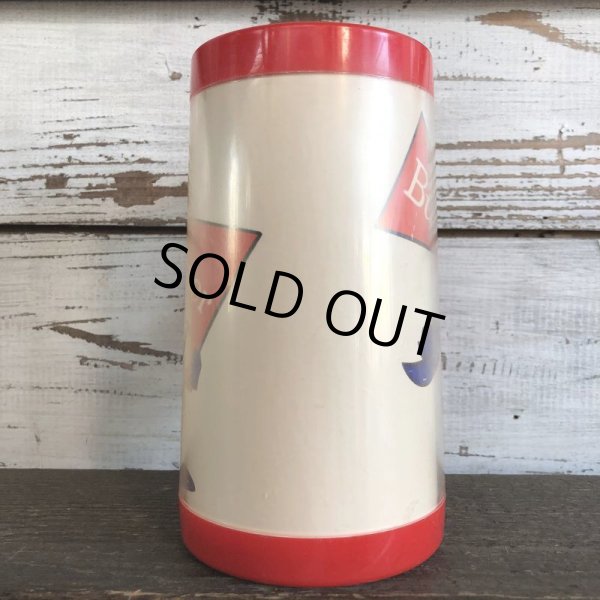 画像2: Vintage Budweiser Plastic Thermo-Serv  Beer Stein Mug BAD MAN (S429) (2)