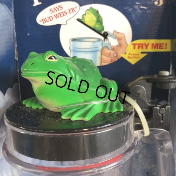 画像7: Vintage Budweiser Talking Frog Beer Mug  "Bud-Weis-Er"  (S431) (7)