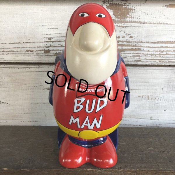 画像1: Vintage Budweiser Ceramic Beer Stein BAD MAN (S428) (1)