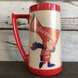 画像3: Vintage Budweiser Plastic Thermo-Serv  Beer Stein Mug BAD MAN (S429) (3)