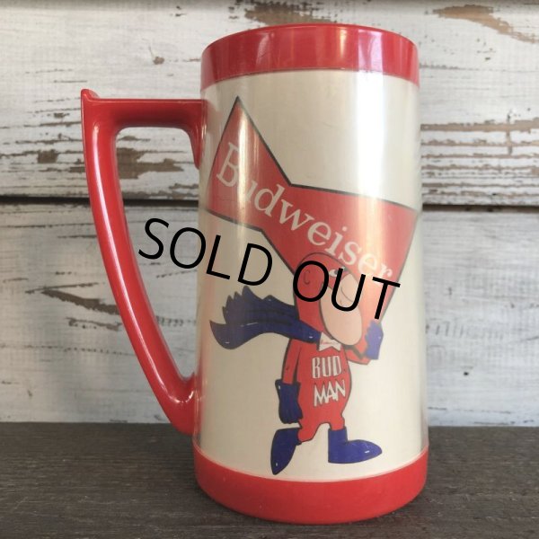画像3: Vintage Budweiser Plastic Thermo-Serv  Beer Stein Mug BAD MAN (S429) (3)