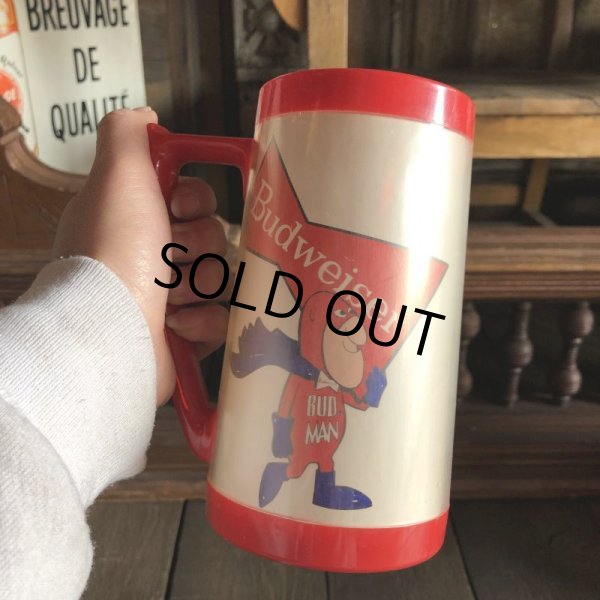 画像9: Vintage Budweiser Plastic Thermo-Serv  Beer Stein Mug BAD MAN (S429) (9)