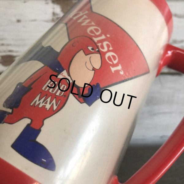 画像8: Vintage Budweiser Plastic Thermo-Serv  Beer Stein Mug BAD MAN (S429) (8)