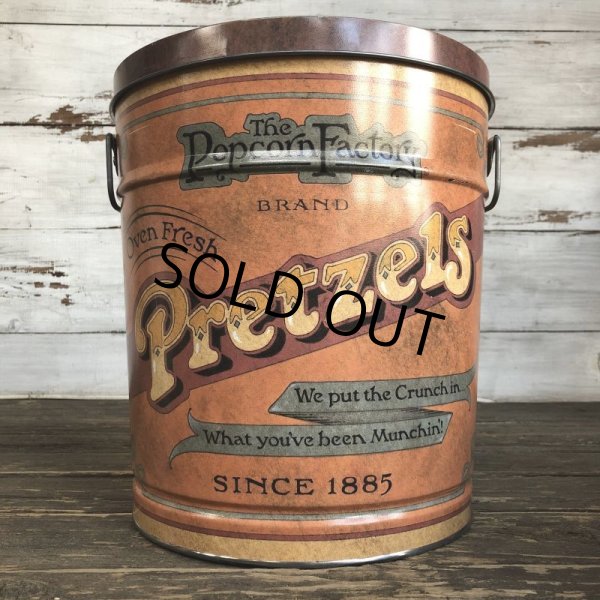 画像2: Vintage Can The Popcorn Factory BRAND Pretzel (S440) (2)