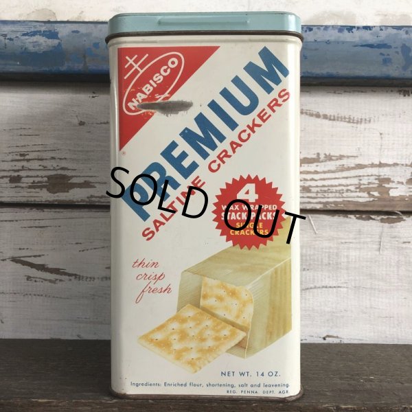 画像6: Vintage Can NABISCO Premium Saltine CRACKERS 14oz (S439) (6)