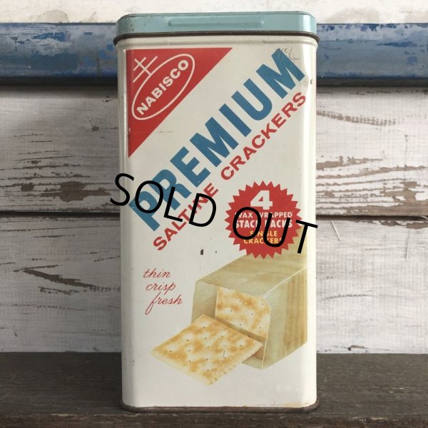画像5: Vintage Can NABISCO Premium Saltine CRACKERS 14oz (S439) (5)