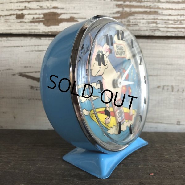 画像2: 80s Spuds MacKenzie Bud Light Alarm Clock Budweiser (S443) (2)