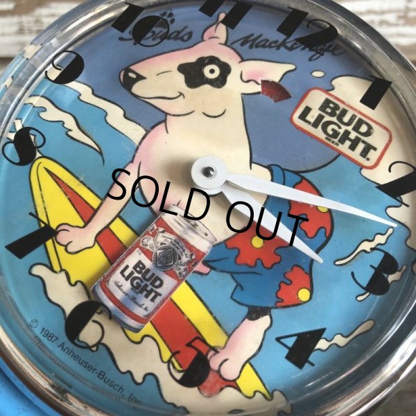 画像5: 80s Spuds MacKenzie Bud Light Alarm Clock Budweiser (S443) (5)