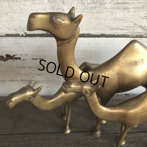 画像4: Vintage Brass Camel Set (S450) (4)