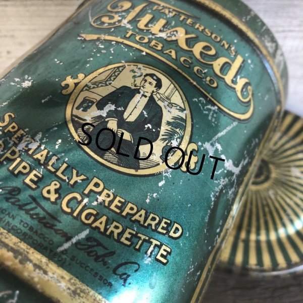 画像7: Vintage Cigar Tabacco Can PATTERSONS Tuxedo TOBACCO (S468)   (7)