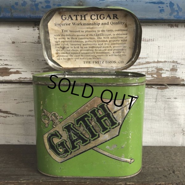画像6: Vintage Cigar Tabacco Can GATH (S465)   (6)
