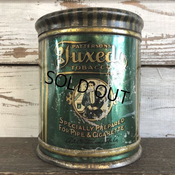 画像3: Vintage Cigar Tabacco Can PATTERSONS Tuxedo TOBACCO (S468)   (3)