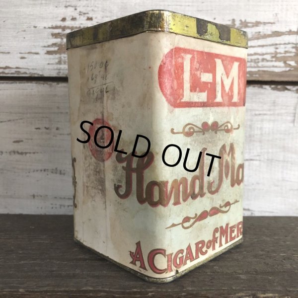 画像5: Vintage Cigar Tabacco Can L-M Hand Made  (S463)   (5)