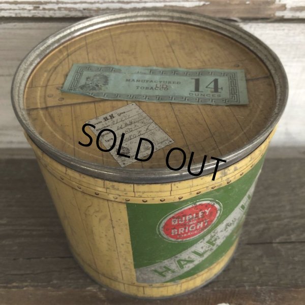 画像5: Vintage Cigarette Tabacco Can  Burley and Bright HALF & HALF (S456)   (5)