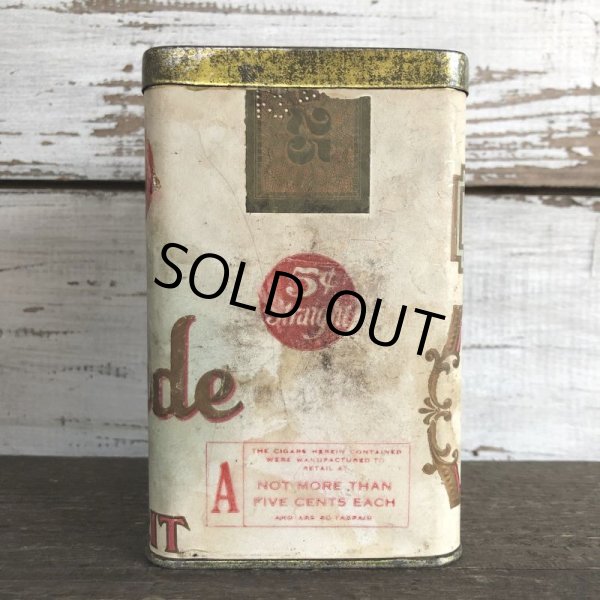 画像4: Vintage Cigar Tabacco Can L-M Hand Made  (S463)   (4)