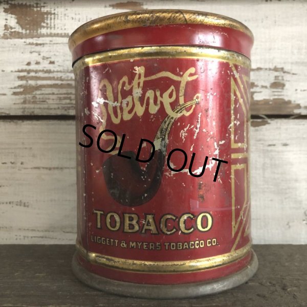 画像5: Vintage Cigarette Tabacco Can Velvet (S457)   (5)