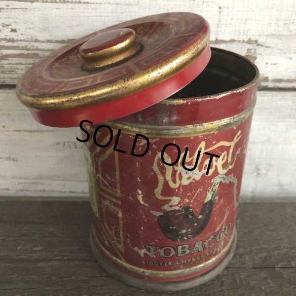 画像2: Vintage Cigarette Tabacco Can Velvet (S457)   (2)
