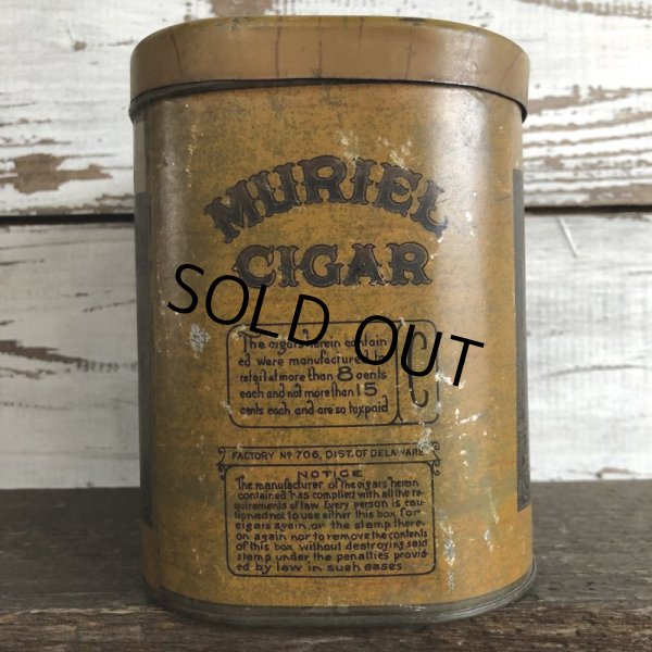 画像4: Vintage Cigar Tabacco Can MURIEL (S464)   (4)