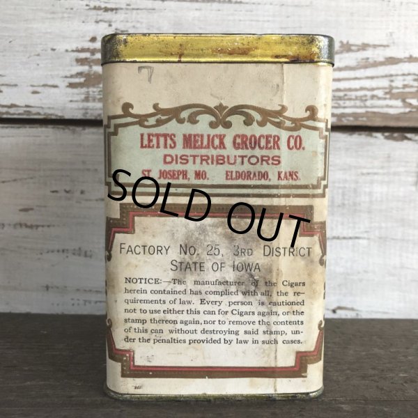 画像3: Vintage Cigar Tabacco Can L-M Hand Made  (S463)   (3)