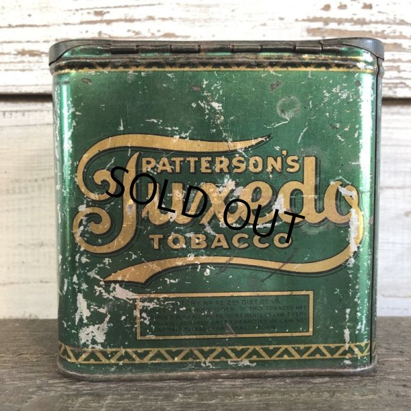 画像3: Vintage Cigar Tabacco Can PATTERSONS Tuxedo TOBACCO (S466)   (3)