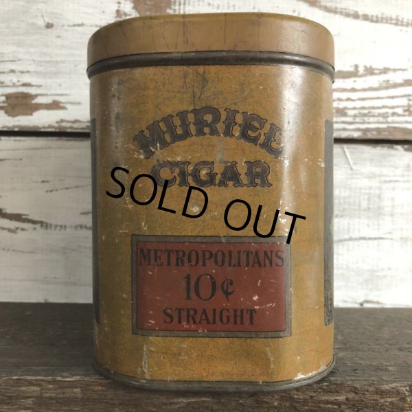 画像2: Vintage Cigar Tabacco Can MURIEL (S464)   (2)