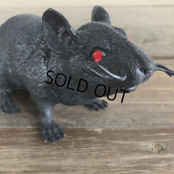画像5: Vintage Halloween Scary Monster Black Rat (S470) (5)