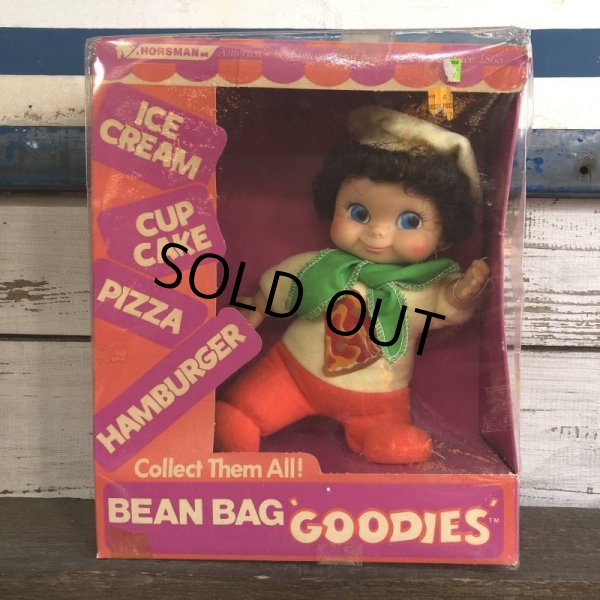 画像1: 60s Vintage Horsman Bean Bag Goodies PIZZA Doll (S480)  (1)