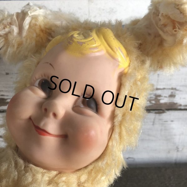画像9: Vintage Bunny Rubber Face Doll (S435)  (9)