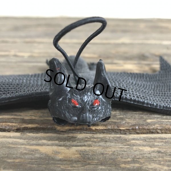 画像6: Vintage Halloween Scary Monster Mini Black Bat (S474) (6)