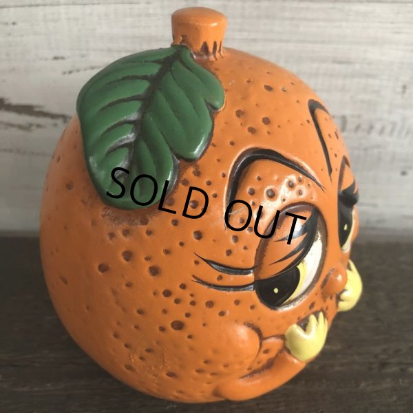 画像7: Vintage Orange Chalkware Statue Bank (S488) (7)