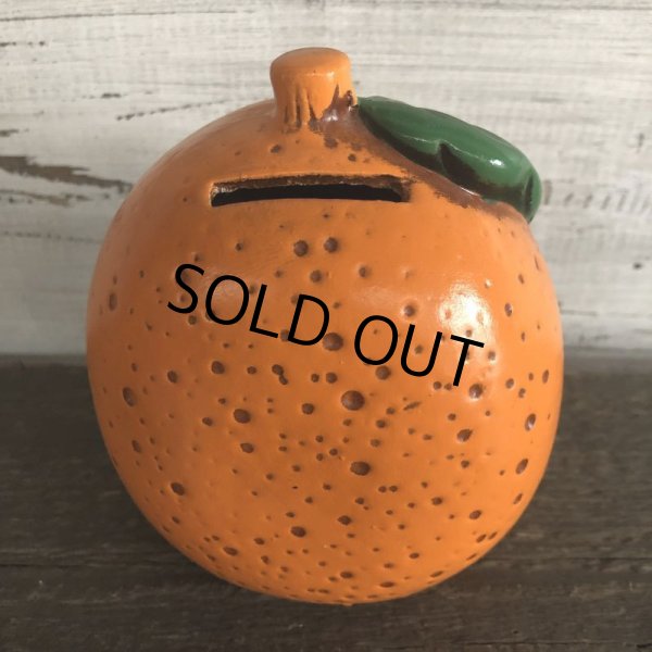 画像5: Vintage Orange Chalkware Statue Bank (S488) (5)