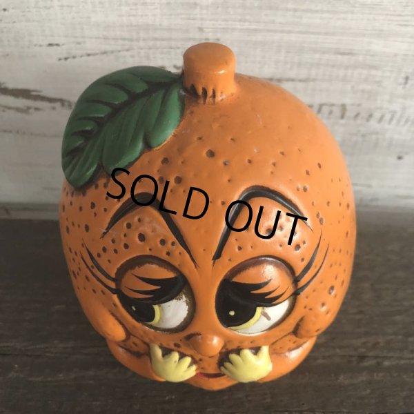画像3: Vintage Orange Chalkware Statue Bank (S488) (3)
