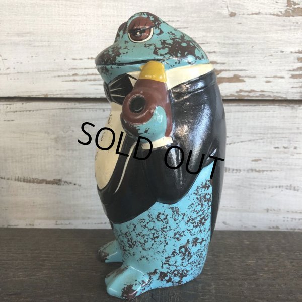画像5: 60s Vintage Ceramic Frog Bank (S487) (5)