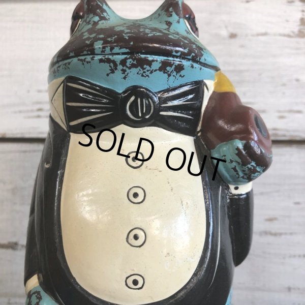 画像10: 60s Vintage Ceramic Frog Bank (S487) (10)