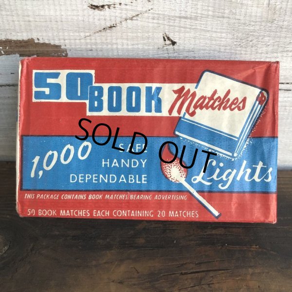 画像4: Vintage 50 Book Mathes Dead Stock (S509) (4)