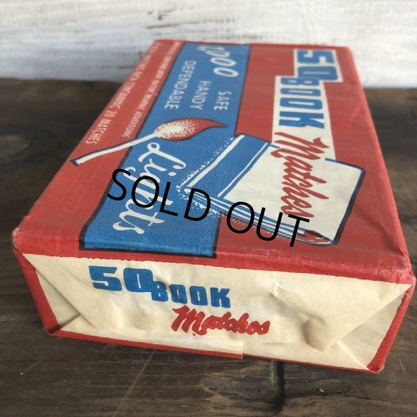 画像2: Vintage 50 Book Mathes Dead Stock (S509) (2)