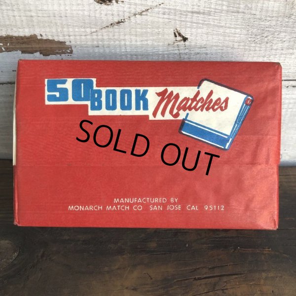 画像3: Vintage 50 Book Mathes Dead Stock (S509) (3)