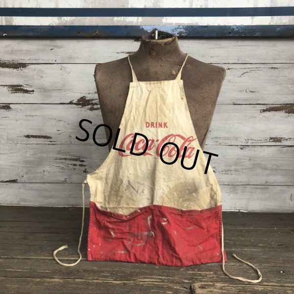 画像1: Vintage Original Vendor COCA-COLA  Apron (S729) (1)