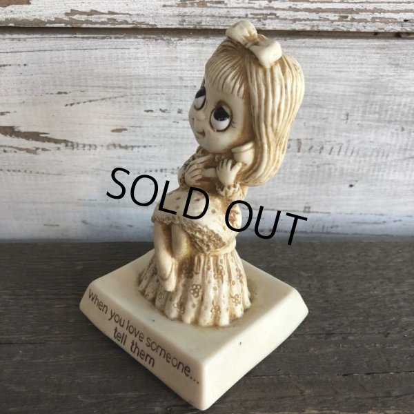 画像2: Vintage Message Doll When you love someone... tell them (M135)  (2)