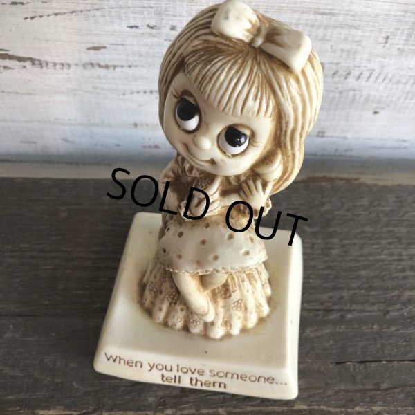 画像5: Vintage Message Doll When you love someone... tell them (M135)  (5)