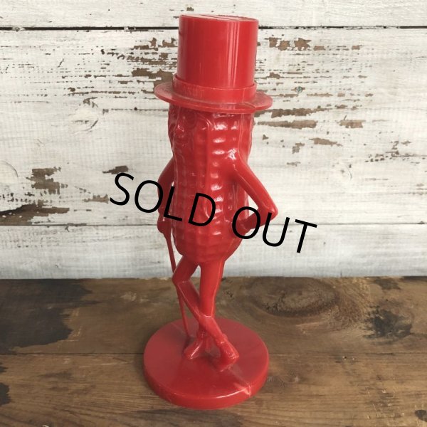 画像4: Vintage Planters Mr. Peanut Plastic Bank Red (S530) (4)