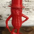 画像8: Vintage Planters Mr. Peanut Plastic Bank Red (S530) (8)