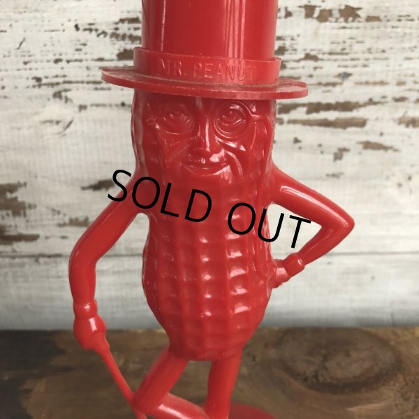 画像8: Vintage Planters Mr. Peanut Plastic Bank Red (S530) (8)