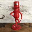 画像3: Vintage Planters Mr. Peanut Plastic Bank Red (S530) (3)