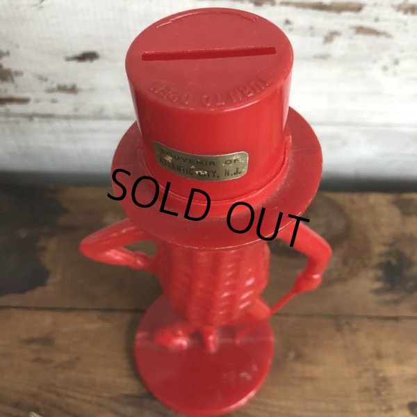 画像6: Vintage Planters Mr. Peanut Plastic Bank Red (S530) (6)
